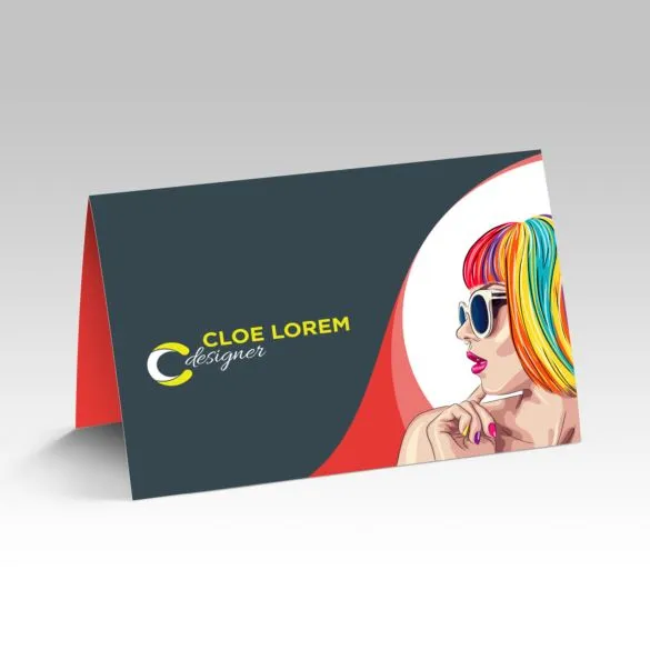 fold over business cards